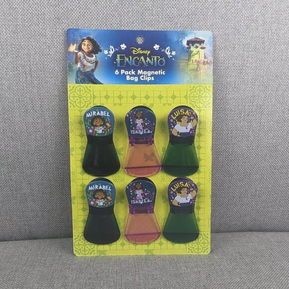 Disney Other - Disney Encanto 6 Pack Magnetic Bag Clips - Mirabel Isabella Luisa